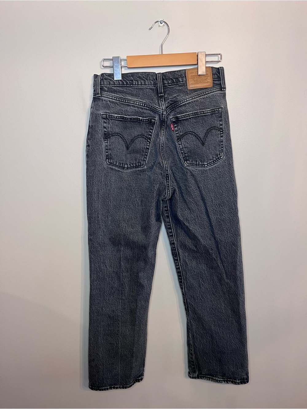Levi’s Ribcage Straight Ankle Black Jeans – Size 28 - Picture 3 of 7